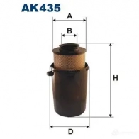 Воздушный фильтр FILTRON 2101324 4O3 EXGN ak435 5904608004352
