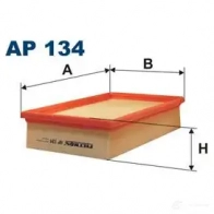Воздушный фильтр FILTRON IC 53S Renault Laguna (B56) 1 Хэтчбек 2.2 D (B56F/2) 83 л.с. 1993 – 2001 ap134 5904608001344