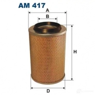 Воздушный фильтр FILTRON U0 CVNS am417 2101382 5904608004178
