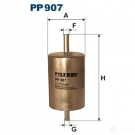 Топливный фильтр FILTRON 2103557 pp907 5904608009074 VS PDSVT