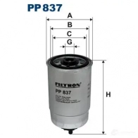 Топливный фильтр FILTRON GIPA Q 2103414 5904608008374 pp837 - Изображение 5