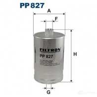 Топливный фильтр FILTRON QAIIBO 7 2103388 pp827 5904608008275