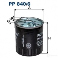 Топливный фильтр FILTRON 5904608078407 pp8406 2103440 7 67ZZPI - Изображение 2