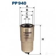 Топливный фильтр FILTRON pp940 5904608009401 Bmw 3 (E36) 3 Седан 2.5 325 td 115 л.с. 1991 – 1998 23 OEJ