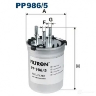 Топливный фильтр FILTRON 2103680 pp9865 OVJ 2DU6 5904608069863