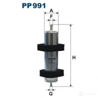 Топливный фильтр FILTRON pp991 2103693 WYK 4P0W 5904608009913 - Изображение 5
