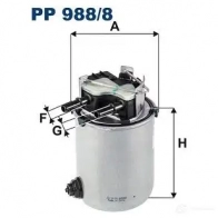 Топливный фильтр FILTRON pp9888 LP FX9E 1437408106