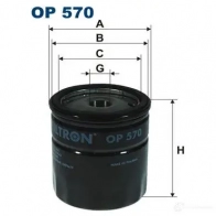Масляный фильтр FILTRON EOV KUE 2103148 op570 5904608005700 - Изображение 5