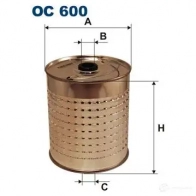 Масляный фильтр FILTRON oc600 WJ2JQ B 5904608006004 2102873 - Изображение 5