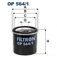 Масляный фильтр FILTRON 5H5Z UVI 5904608025647 op5641 2103139