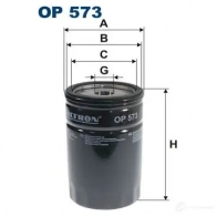 Масляный фильтр FILTRON G2 12K 2103153 5904608005731 op573 - Изображение 5