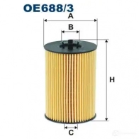 Масляный фильтр FILTRON 2103014 22ZXD R 5904608046888 oe6883 - Изображение 5