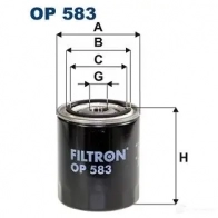 Масляный фильтр FILTRON 2103174 KC 98D op583 5904608005830