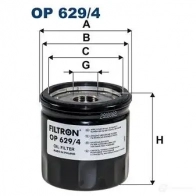 Масляный фильтр FILTRON J4U0 J7 Ford Mondeo 5 (CNG, CD) Седан 2.0 EcoBlue 120 л.с. 2019 – наст. время op6294