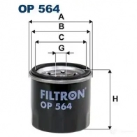 Масляный фильтр FILTRON 5904608005649 op564 192K 8 2103138 - Изображение 5