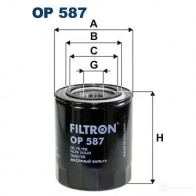 Масляный фильтр FILTRON 2103180 5904608005878 op587 0 ZULY - Изображение 5