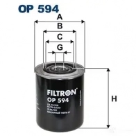 Масляный фильтр FILTRON 7YMV W 5904608005946 op594 2103196 - Изображение 5