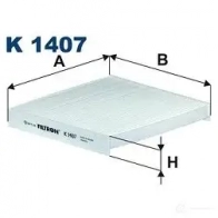 Салонный фильтр FILTRON 5904608804075 k1407 JK7 3XL8 1424406455 - Изображение 5
