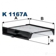 Салонный фильтр FILTRON RJ ZP9 1436747132 k1167a - Изображение 6