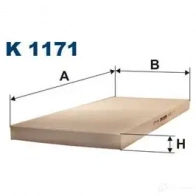 Салонный фильтр FILTRON 5904608801715 GN3M 8SU 2102650 k1171