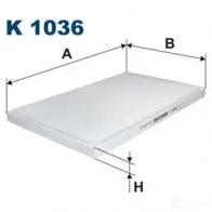 Салонный фильтр FILTRON 5904608010360 Audi A6 (C4) 1 Универсал 2.5 Tdi 116 л.с. 1994 – 1997 k1036 FHYH VDN