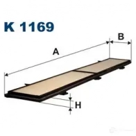 Салонный фильтр FILTRON 5904608801692 2102647 0KLK 1 k1169 - Изображение 4