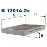 Салонный фильтр FILTRON Mercedes S-Class (W221) 3 Седан 3.5 S 350 CGI (2257. 2257) 306 л.с. 2011 – 2013 5904608902016 k1201a2x X74 TV3