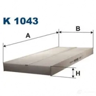 Салонный фильтр FILTRON H1 SDZOZ 2102484 5904608010438 k1043
