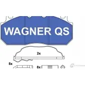 Тормозные колодки, дисковые, комплект Wagner 2909004950 3419450 7CWBSB 290 90