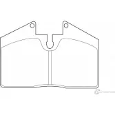 Тормозные колодки, дисковые, комплект Wagner WBP20877A RH8M2I D1707 O4 3419552