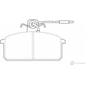 Тормозные колодки, дисковые, комплект Wagner FKM6DV 9HM JYPP WBP20946A 3419564