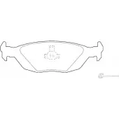 Тормозные колодки, дисковые, комплект Wagner M8WRFXG 3419596 WBP21089A M6UA WN