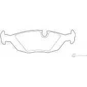 Тормозные колодки, дисковые, комплект Wagner 3419597 QRMUXDV WBP21089B L4DCD X8