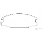 Тормозные колодки, дисковые, комплект Wagner 3419672 UX GKNHA WBP21467A 2OO9SGY