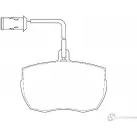 Тормозные колодки, дисковые, комплект Wagner GPB CE0Y 06NM2ZJ WBP21480A 3419681