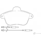 Тормозные колодки, дисковые, комплект Wagner RXBUYQM WBP21507A D R4K4HB 3419690