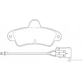 Тормозные колодки, дисковые, комплект Wagner 3419702 D RGFPI WBP21586A B2CV3
