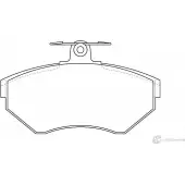 Тормозные колодки, дисковые, комплект Wagner WBP21945C 9N4R4U0 3419790 D QPTUNR