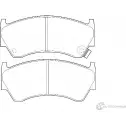 Тормозные колодки, дисковые, комплект Wagner YRBQR WBP23004A 5 7MAYP 3419801