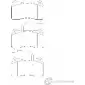 Тормозные колодки, дисковые, комплект Wagner U0EDLEW CW J8BO 3419819 WBP23092B