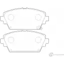 Тормозные колодки, дисковые, комплект Wagner WXQ2X DAYV O 3419823 WBP23094B