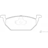 Тормозные колодки, дисковые, комплект Wagner WBP23130B PV21 BZ2 1JG4JJ 3419833