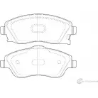 Тормозные колодки, дисковые, комплект Wagner 3419858 WBP23225A FZIF X1 ECNPOW9