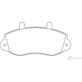 Тормозные колодки, дисковые, комплект Wagner WBP23302A 82ZJZD6 3419881 UDCZPE Q