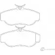 Тормозные колодки, дисковые, комплект Wagner 3419922 BX TRT WBP23452A 4J2F47F