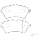 Тормозные колодки, дисковые, комплект Wagner 3419982 5H797 WBP23615A 6U 2ZSV5