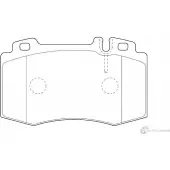 Тормозные колодки, дисковые, комплект Wagner 25Y9B WP4 0Y1R 3420014 WBP23745A