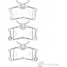 Тормозные колодки, дисковые, комплект Wagner GBW4IJR Y9DOZ 6E 3420089 WBP24013A