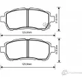 Тормозные колодки, дисковые, комплект Wagner K18UA 3420153 WBP24283A ERT YI