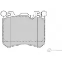 Тормозные колодки, дисковые, комплект Wagner 2 4524 WBP24524A 3420210 SZ83M
